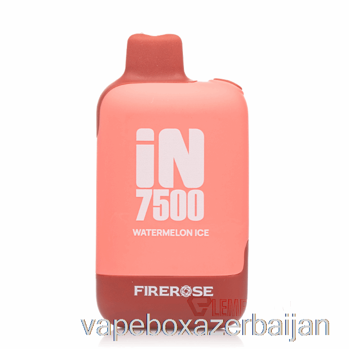 E-Juice Vape Firerose IN7500 Disposable Watermelon Ice